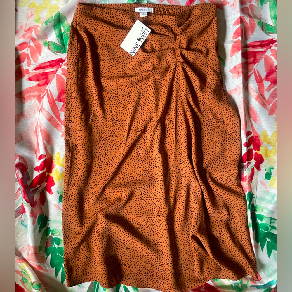 NWT 🎁 NINE WEST 🎁 WOMENS ANIMAL PRINT SKIRT NEW NEVER WORN!